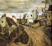 Paul Cezanne Village de sac oil on canvas